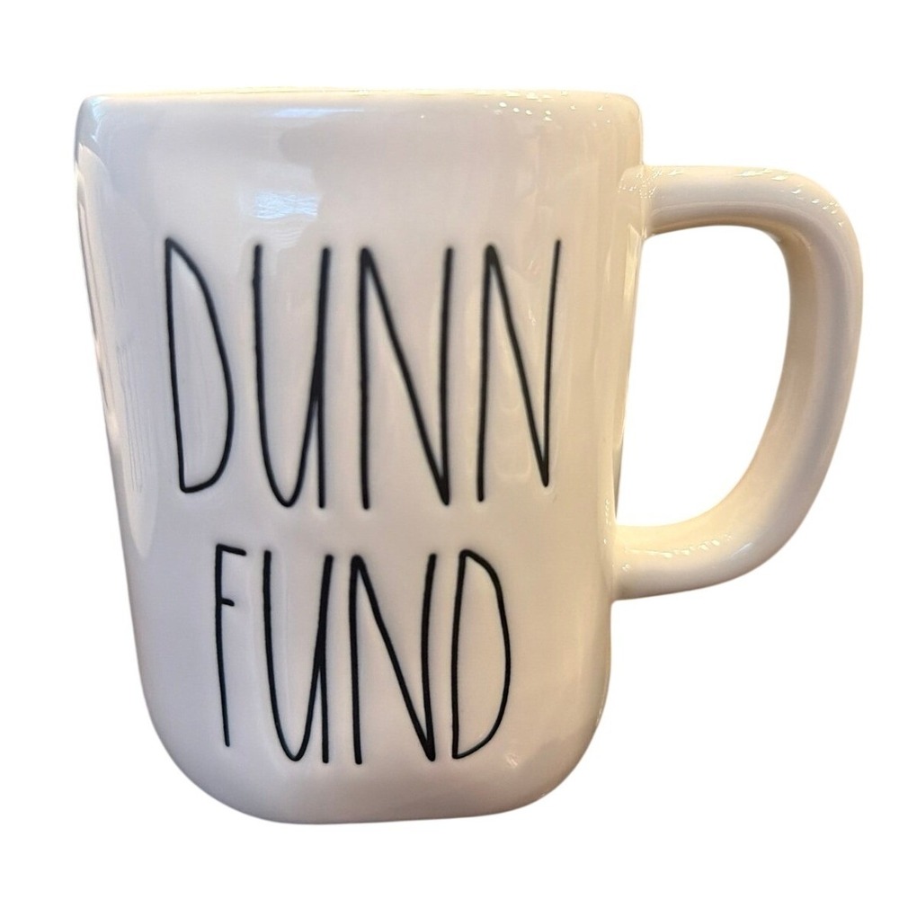 Rare Rae Dunn Artisan Collection Dunn Fund Ceramic Coffee Mug HTF